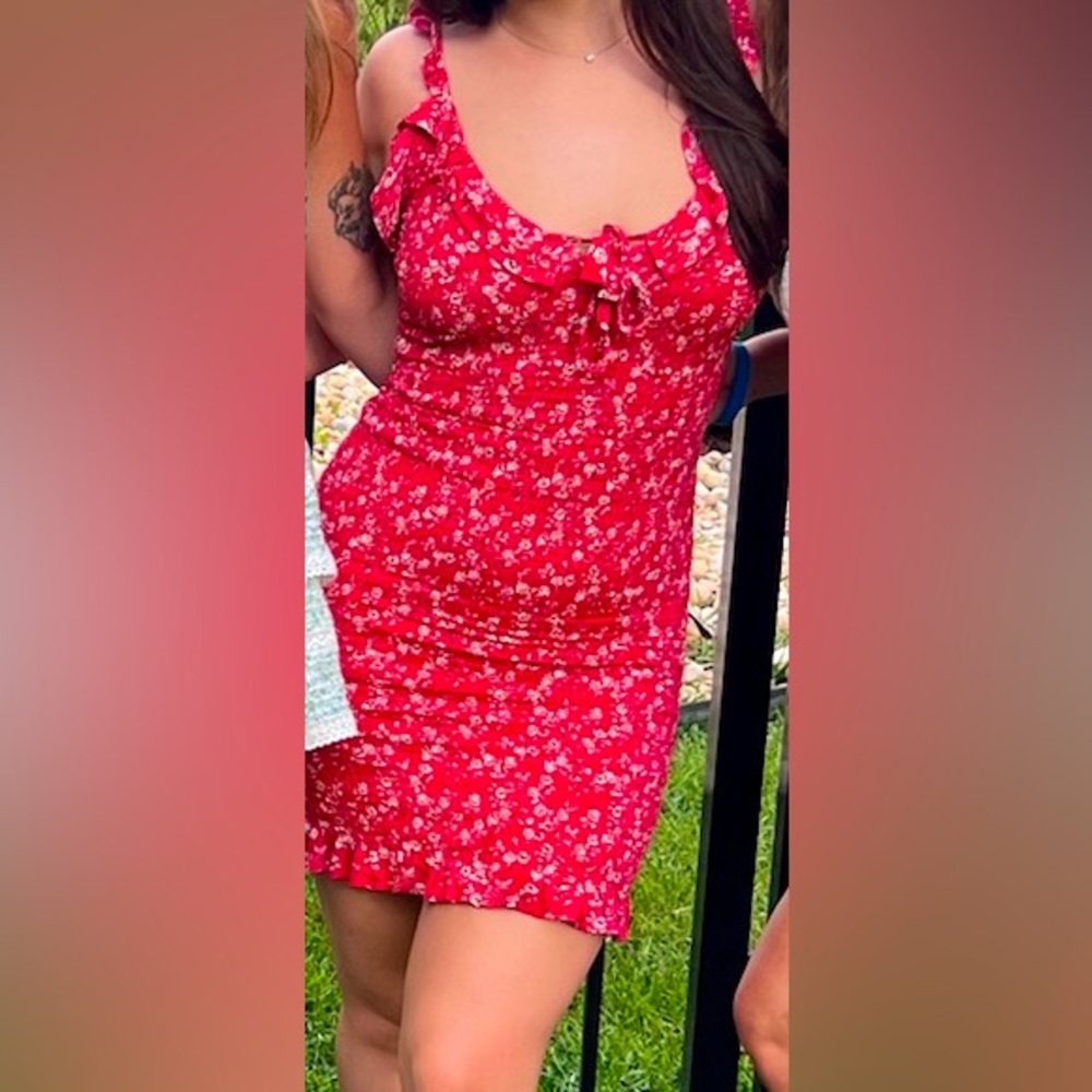 Short Red Summer Dress